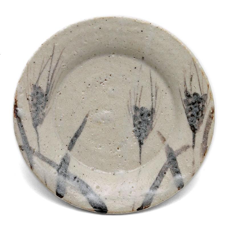 志野焼：志野麦之文向付・瀧川恵美子《小皿・15.0cm》 |  | 01