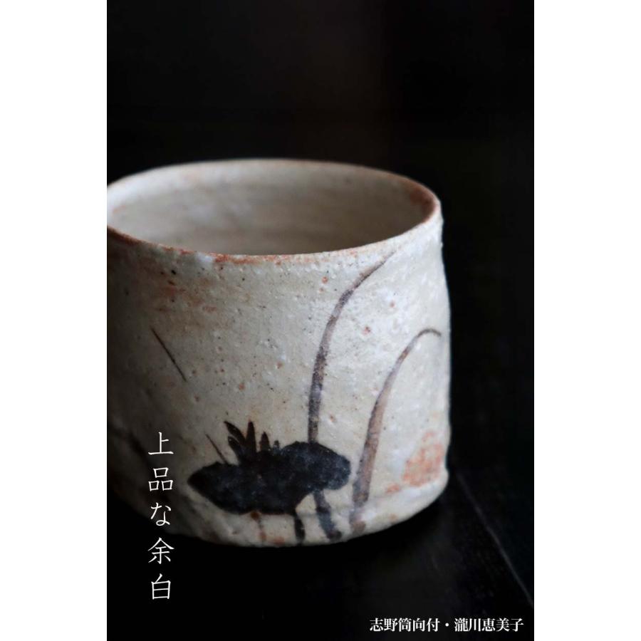 志野焼：志野筒向付・瀧川恵美子《小鉢・7.7cm》 : 和食器の愉しみ