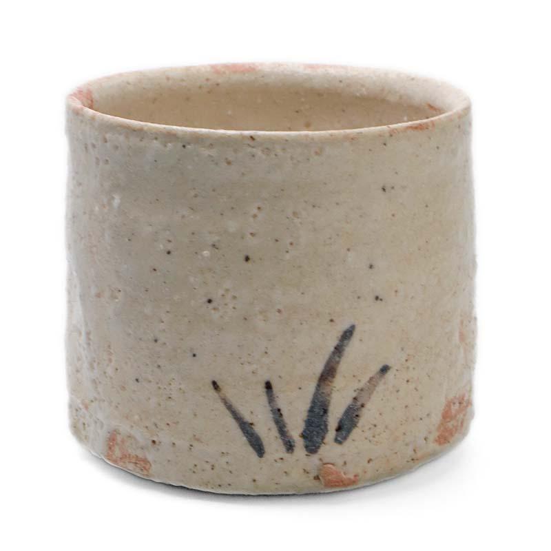 志野焼：志野筒向付・瀧川恵美子《小鉢・7.7cm》 : 和食器の愉しみ