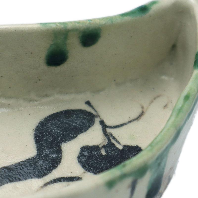 織部焼：織部三日月形向付・瀧川恵美子《小鉢・17.0cm》 |  | 07