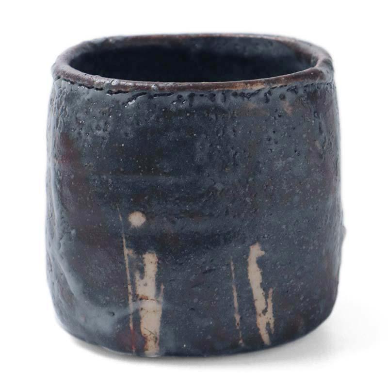 志野焼:鼠志野筒向付・瀧川恵美子《小鉢・7.0cm》 : 和食器の 志野焼:鼠志野筒向付・瀧川恵美子《小鉢・7.0cm》 : 和食器の