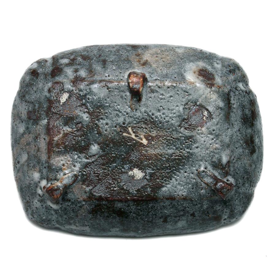 志野焼：鼠志野萩文四方向付・瀧川恵美子《小皿・17.7cm》 |  | 03