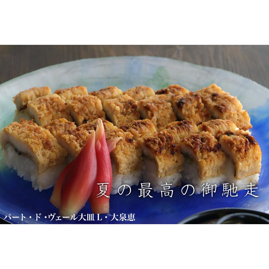 ガラス：パート・ド・ヴェール大皿L・大泉恵《大皿・30.0cm