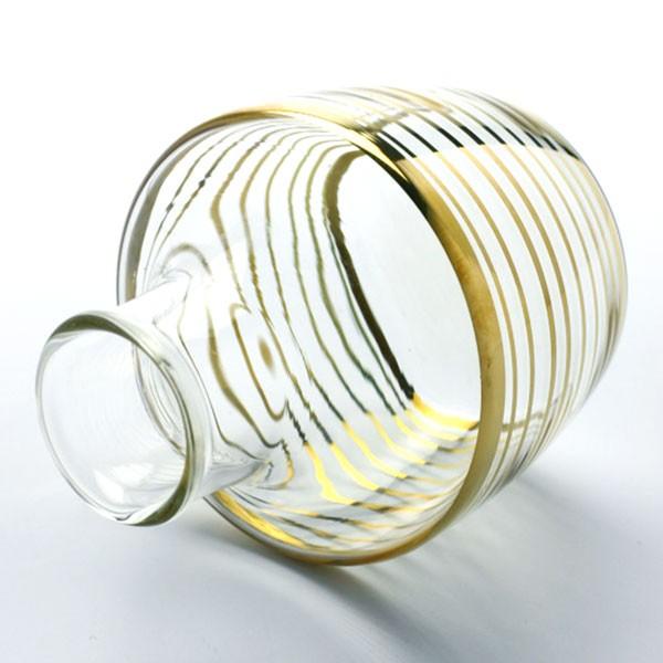 ガラス醤油さし　金　ゴールド　大　工芸はなせ 100ml✨ ガラス：醤油入れ・金・大・工芸はなせ《醤油入れ・100ml》 : 和食器の