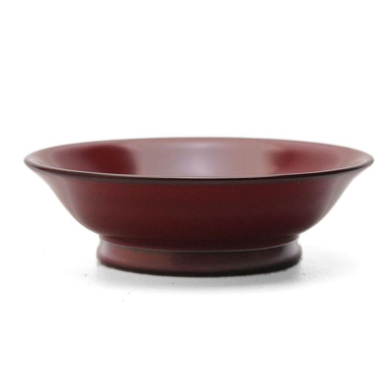 漆器・椿皿No.5・奥田志郎《銘々皿・直径10.3cm》 : 和食器の愉しみ