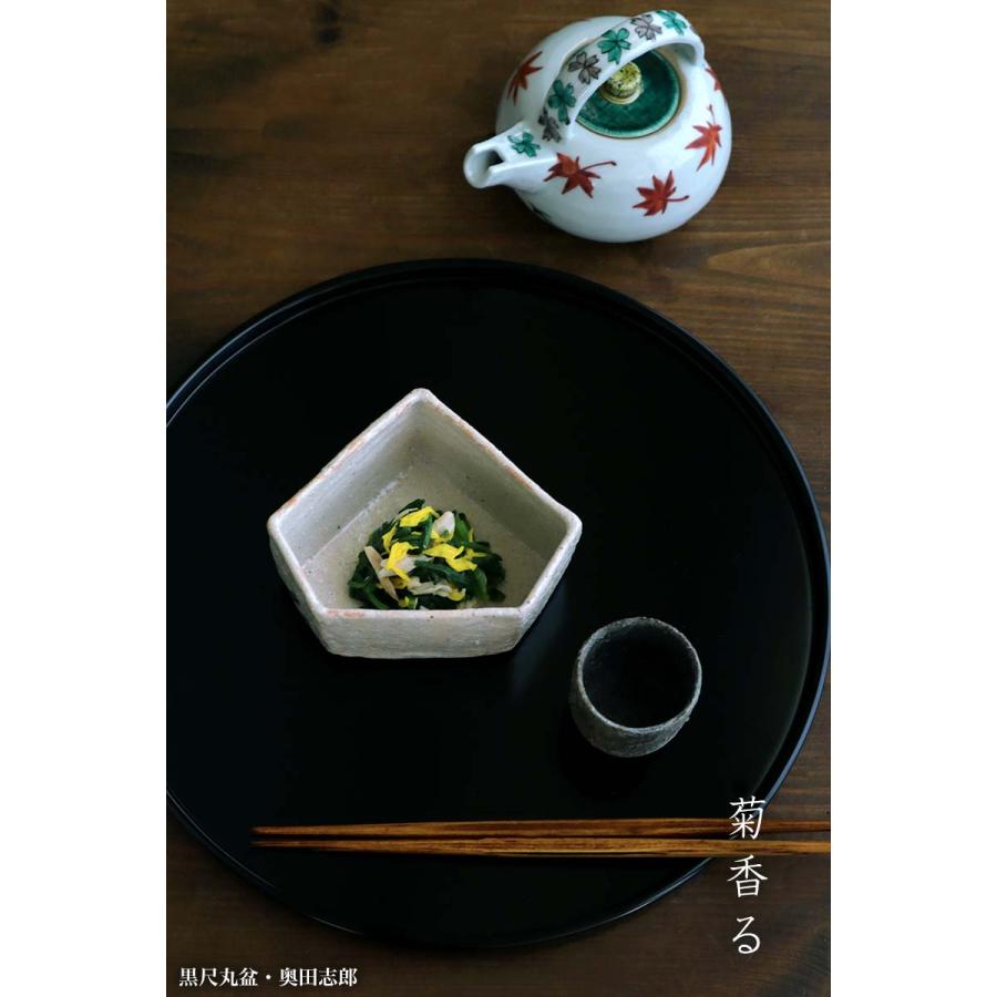 漆器・輪島塗：黒尺丸盆・奥田志郎《お盆・お膳》 |  | 07