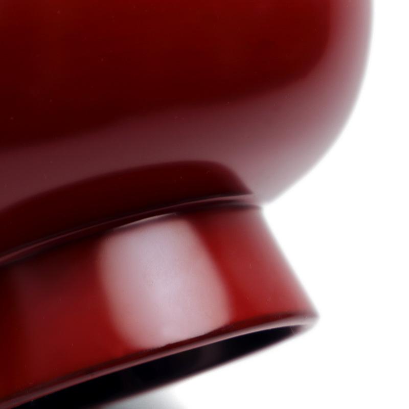 漆器・輪島塗： 朱七尾椀・奥田志郎《合鹿椀》《お椀・中鉢・雑煮椀・14.5cm・400ml》 |  | 03