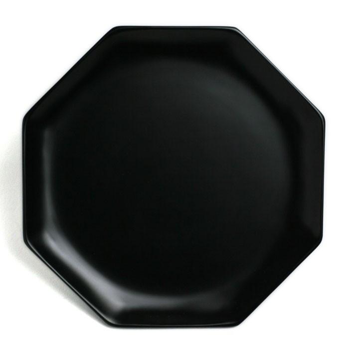 漆器：黒八角皿・守田漆器《漆器・銘々皿・菓子皿・ケーキ皿・取り皿・17.0cm》 | 