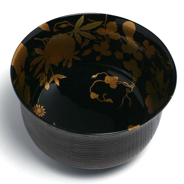 漆器・糸目百花椀・尚古堂・五客一組《汁椀・お椀・11.6cm》 |  | 01