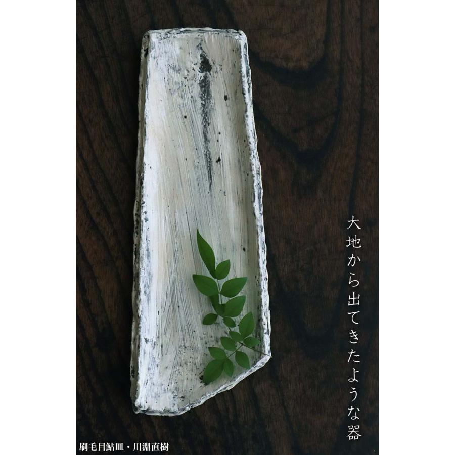 刷毛目鮎皿・川淵直樹《中皿・30.0cm》 : 和食器の愉しみ 工芸店ようび