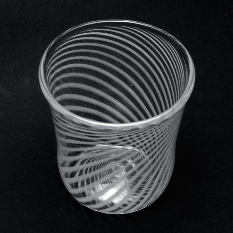ガラス：ストライプグラス・小西晃《小鉢・8.0cm》 : 和食器の愉しみ