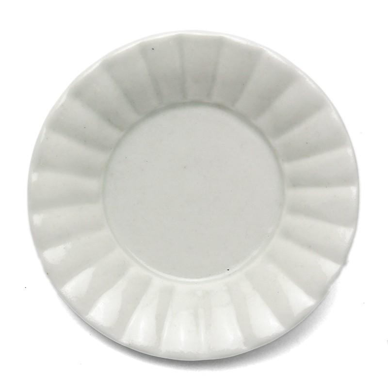 白磁：白磁マーガレット豆皿・阿部春弥《豆皿・9.5cm》｜yobi