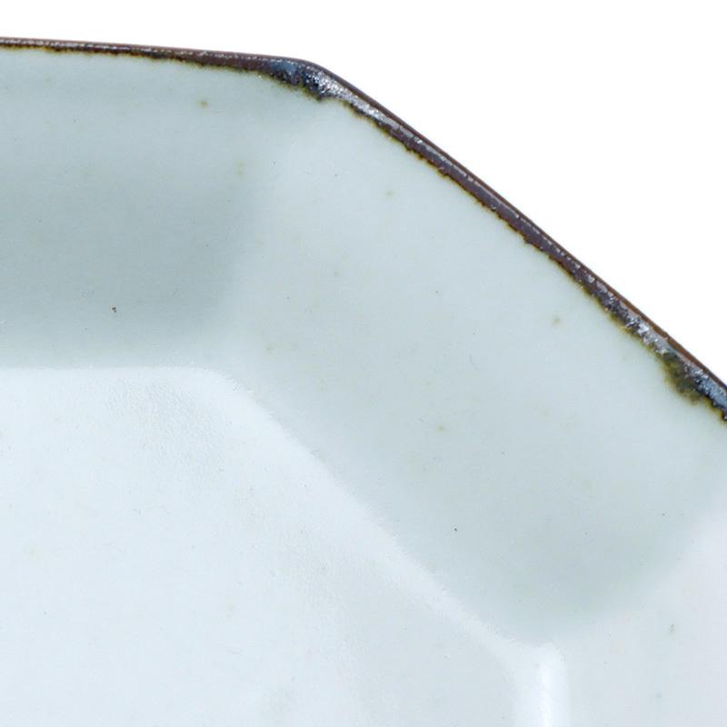 白磁：白磁八角長方皿・阿部春弥《小皿・17.0cm》 |  | 05