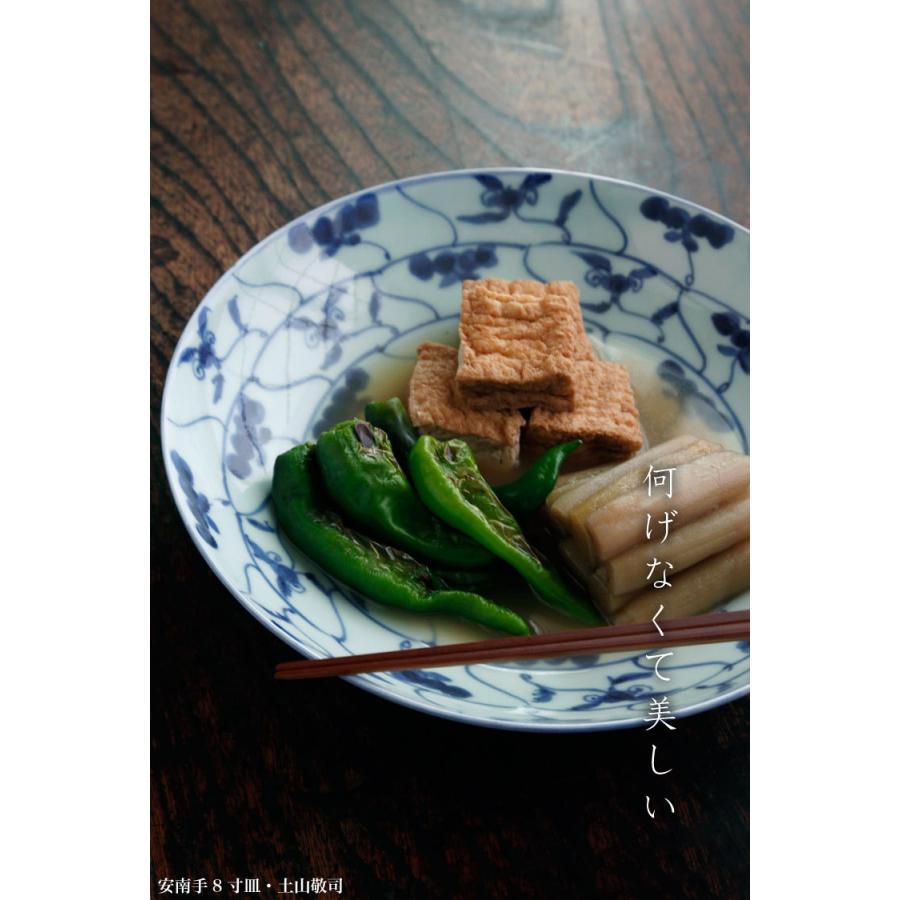安南手：安南手8寸皿・土山敬司《大皿・盛皿・25.3cm》 : 和食器の愉し