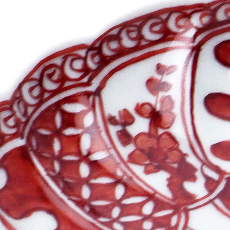 赤絵ねじり菊文5寸皿・土山敬司《小皿・15.7cm》 |  | 03