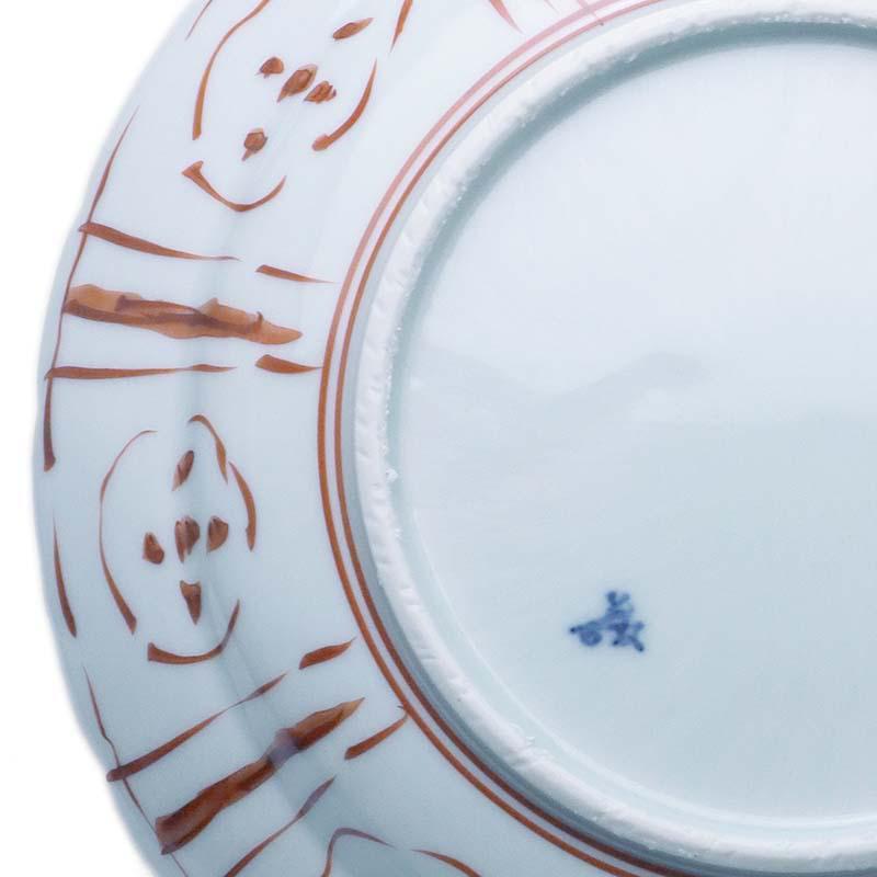 赤絵花鳥文芙蓉手皿・小・砂高台・土山敬司《中皿・17.7cm》の画像