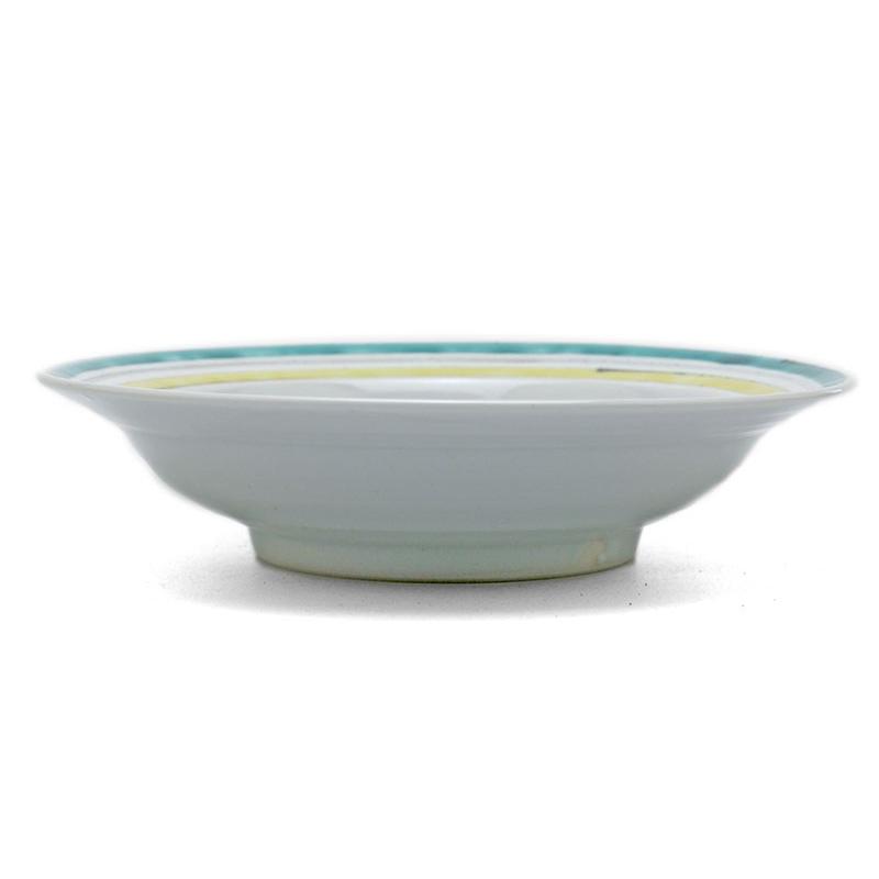 色絵コマ6.5寸深皿・樋山真弓《中皿・20.3cm》 |  | 01