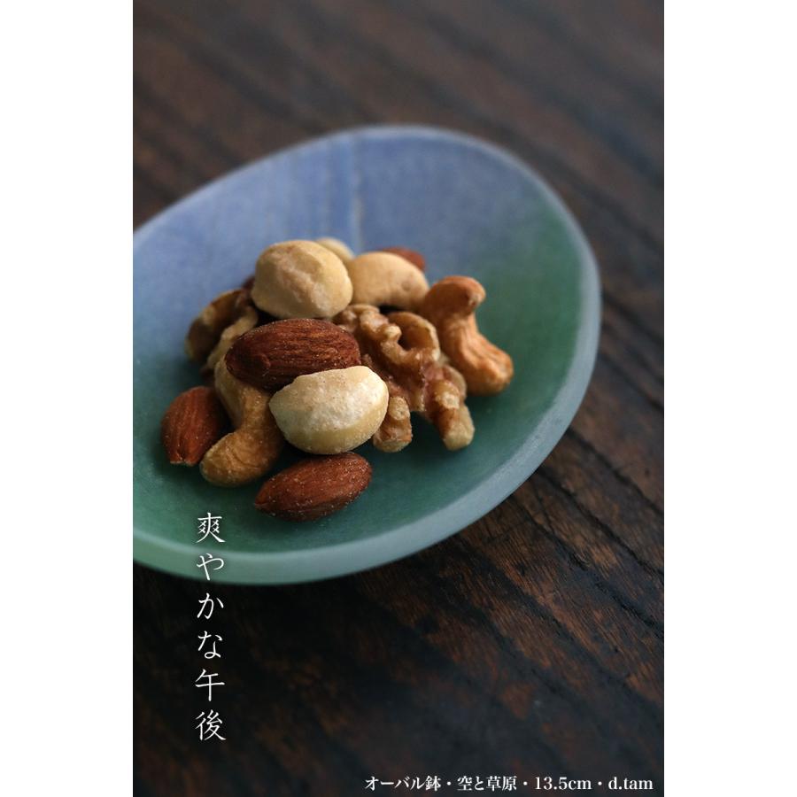 ガラス：オーバル鉢・空と草原・13.5cm・d.tam《小鉢・小皿・13.cm》 |  | 05