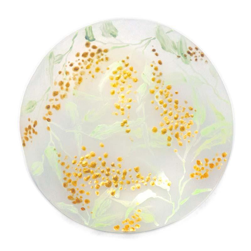 ガラス：絵付け薄皿・豆皿・トラノオ・d.Tam《豆皿・8.0cm》 | 