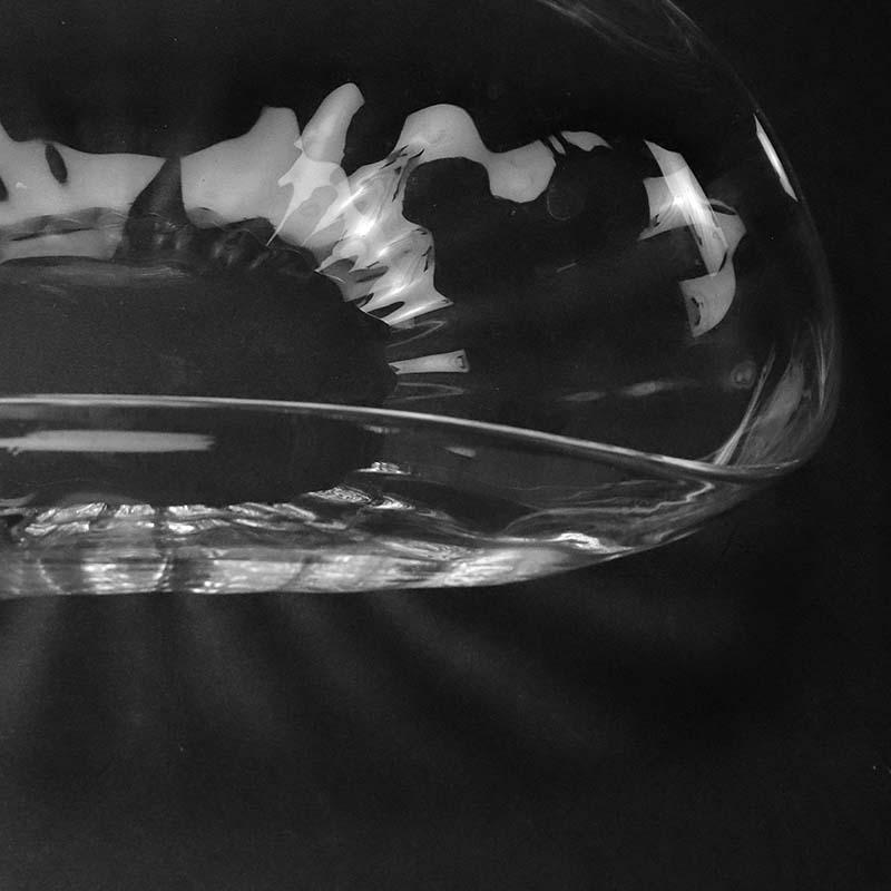 ガラス：楕円モール鉢・大・西山芳浩《中鉢・26.0cm》 |  | 03