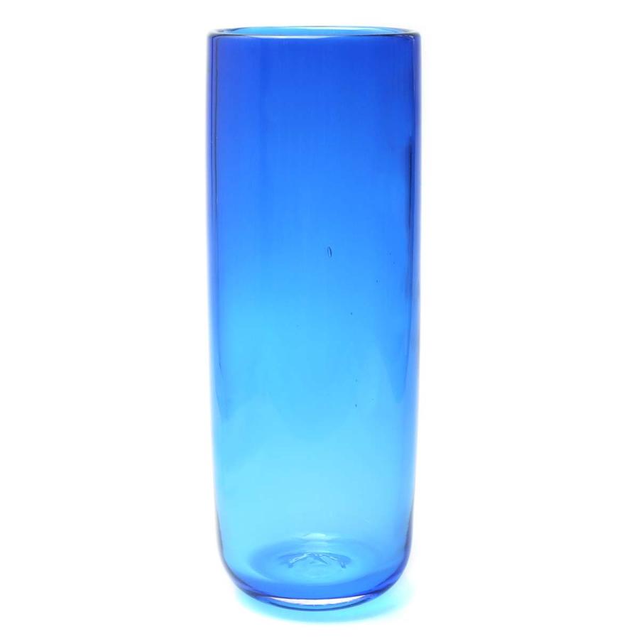 豪華 ガラス ブルー花器 8 23 植木栄造 花器 花入れ 受賞店舗 Duny Us