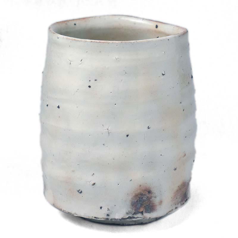 値引きする 作家物 陶芸家 辻村史朗 粉引 湯呑 筒湯呑 ゆのみ 辻村塊