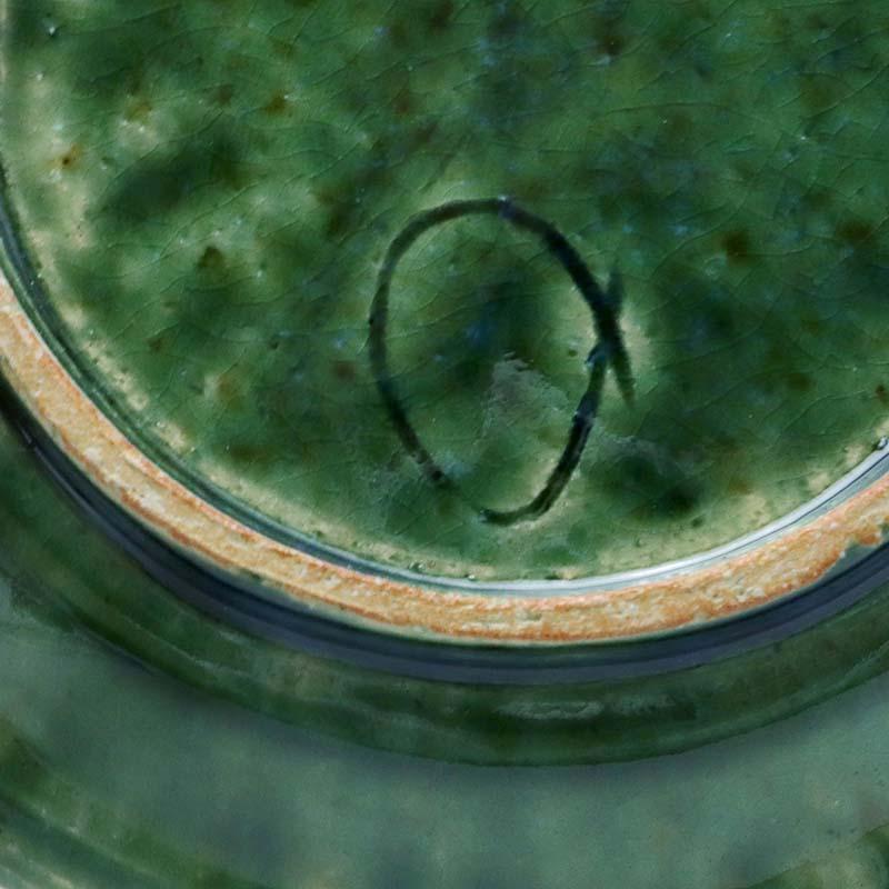 三彩彫皿・花・野村佳苗《中皿・19.8cm》 |  | 03