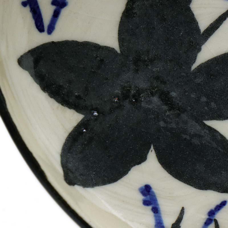 九谷焼：春草紋中皿・山本恭代《中皿・15.8cm》 |  | 07