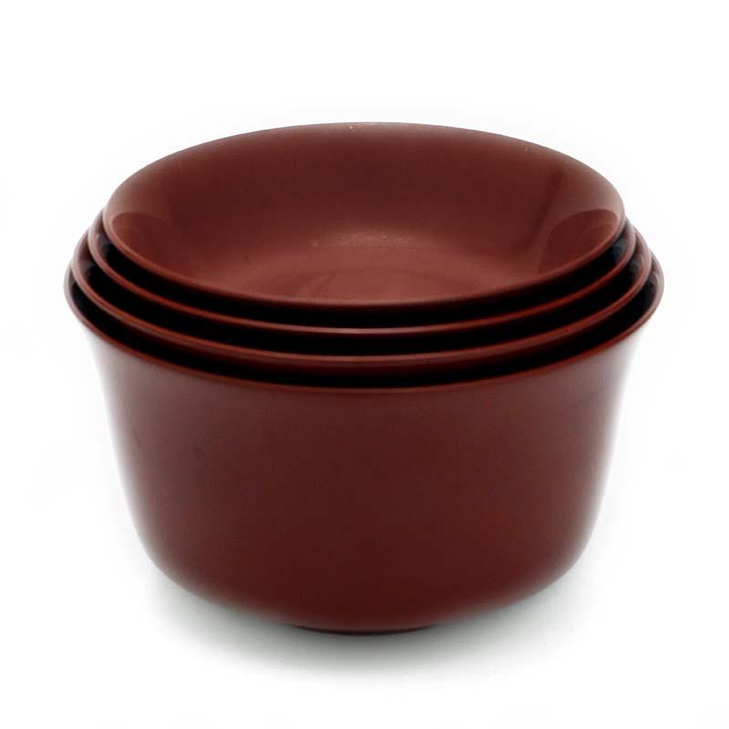 漆器・輪島塗：古代朱原叟椀・四つ椀・尚古堂《汁椀・飯椀・330cc・12.8cm》 |  | 02