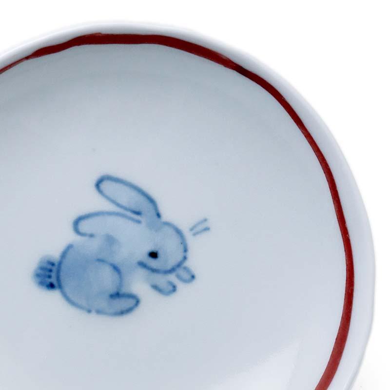 うさぎ丸小皿・5種そろい・古川章蔵《小皿・10.5cm》 |  | 08