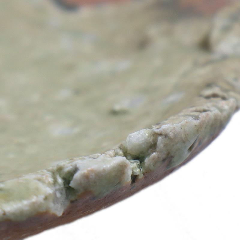 信楽焼：信楽向付・桃・辻村塊《中皿・17.0cm》 |  | 08