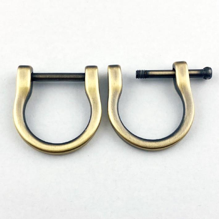 Dカン ネジ式 内径18mm ゴールド シルバー アンティークゴールド ブラックニッケル|yocchiya|07