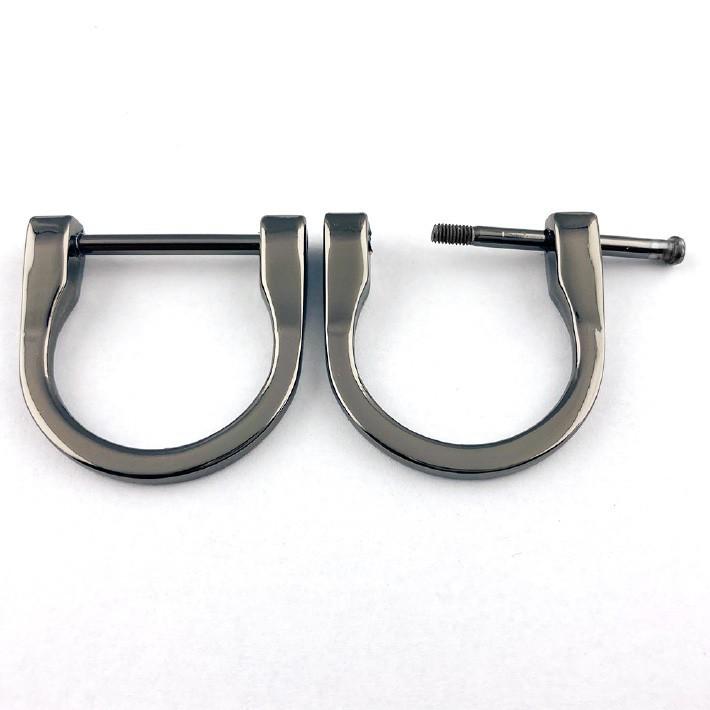 Dカン ネジ式 内径25mm ゴールド シルバー アンティークゴールド