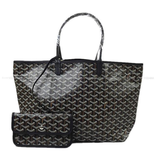 GOYARD ゴヤール サンルイ PM 黒 (ブラック) PVCコーティング 