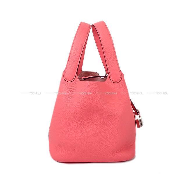 HERMES エルメス ピコタンロック 18 PM ローズアザレ トリヨン  