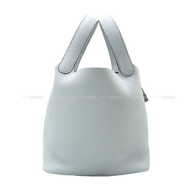 HERMES エルメス ピコタンロック 22 MM ブルーペール トリヨン 