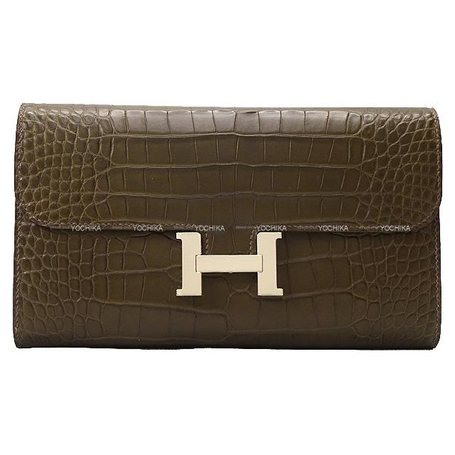 HERMES エルメス コンスタンスロング グリエレファント クロコダイル 