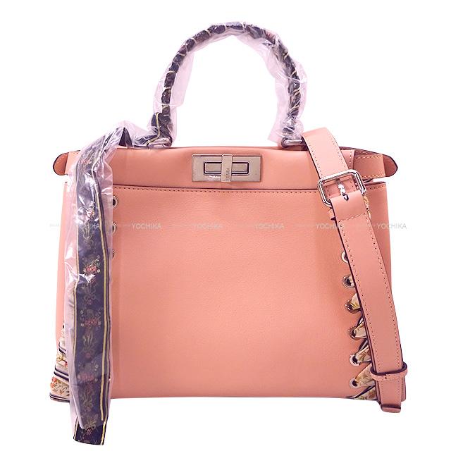 FENDI フェンディ ピーカブー レギュラー 2Way ハンドバッグ リボン