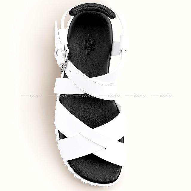 HERMES エルメス エベレスト 白 (ホワイト)/黒 (ブラック) カーフ 