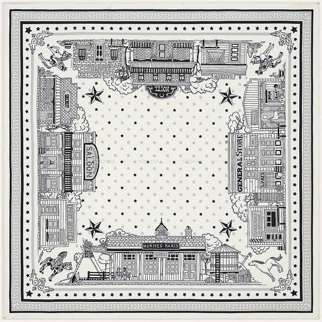 2022年秋冬 HERMES エルメス カレ55 エルメス パリステーション 