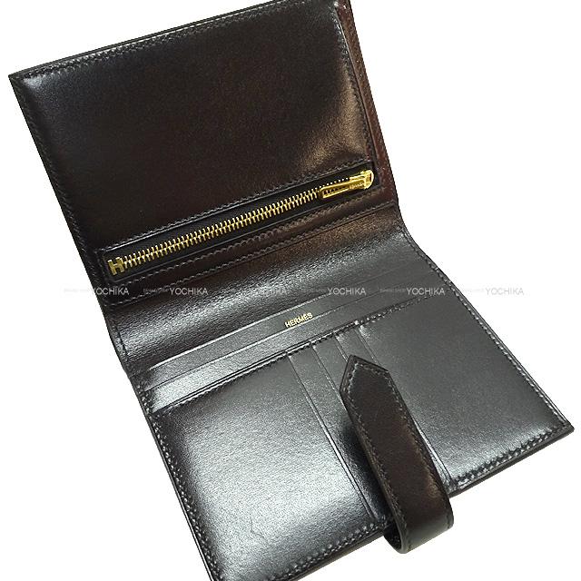 HERMES エルメス ベアンコンパクト 黒 (ブラック) ボックス HERMES エルメス ベアンコンパクト 黒 (ブラック) ボックス