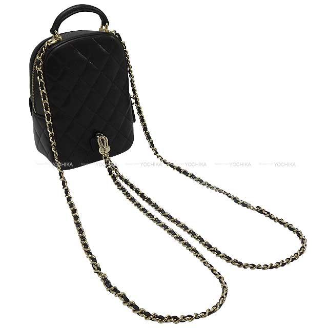 CHANEL 19 ブラック キルティング ゴールド金具 ICタイプ スモール