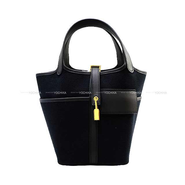 HERMES エルメス ピコタンロック 18 PM カーゴ ポケット 黒 HERMES エルメス ピコタンロック 18 PM カーゴ ポケット 黒