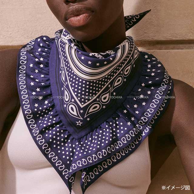 HERMES エルメス カレ70 フリル ブリッドドゥガラ バンダナ HERMES エルメス カレ70 フリル ブリッドドゥガラ バンダナ