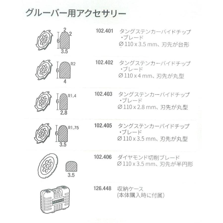 ライスター純正品 自動溝切機 グルーバー型 120V用(100V使用可 ライスター純正品 自動溝切機 グルーバー型 120V用(100V使用可