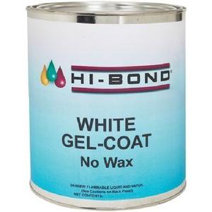 Hi-Bond 701440 White Gel Coat No Wax Qt W/Hdr