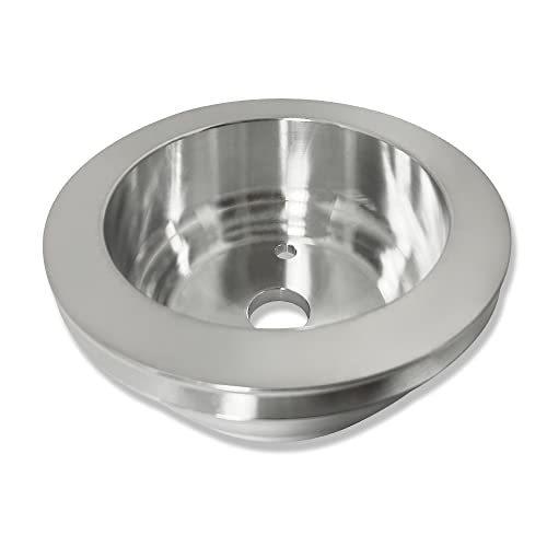 SBC SmallブロックChevy Polished Single 1?Groove Long水ポンプLWPクランクプーリ