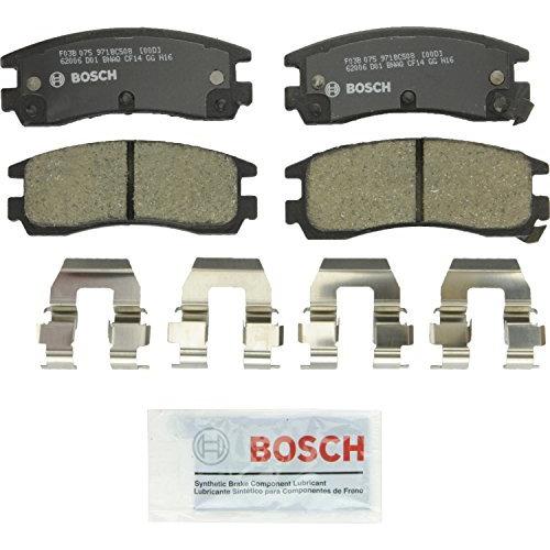 Bosch BC508 QuietCast プレミアムセラミックディスクブレーキパッドセット ビュイックルセイバー、パークアベニュー、キャデラックエルドラド、セビル、シ
