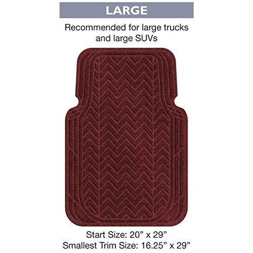 Waterhog車マット???Chevron 2Piece Front Mats (Large) AFM_WCFM_CH_2PCE_F_L