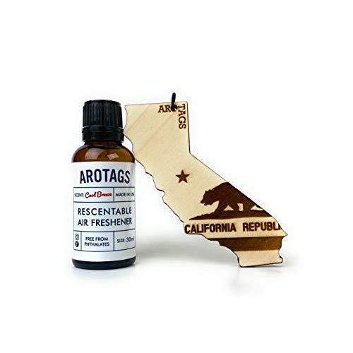 arotags California Car Air Freshener & Fragrance Oil Diffuser。Lasts 365